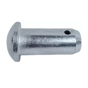 1″ x 2 3/4″ Round Head Steel Smooth Bolt with 0.23″ Hole